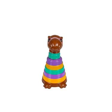 Imagem de Kendy Brinquedo Educativo KAPI BEL com 06 anéis coloridos para empilhar