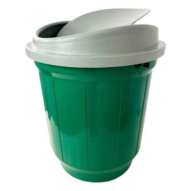 Imagem de Lixeira Plástica Basculante 20Lts Multiuso Verde Arqplast