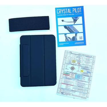 Imagem de Crystal Pilot Joelheira magnética e folha de dicas VFR-METAR Compatível com mini_iPad6.