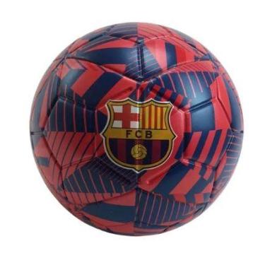 Imagem de Bola de futebol pvc / pu numero 5 metalica barcelona - futebol e magia