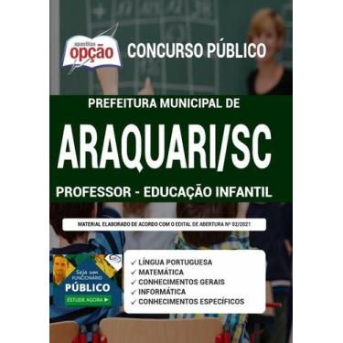 Imagem de Apostila Araquari Sc - Professor - Educação Infantil - Apostilas Opção