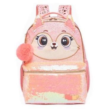 Imagem de Mochila De Costas Raposa Pack Me Fox Brilhosa Com Orelha - Pacific