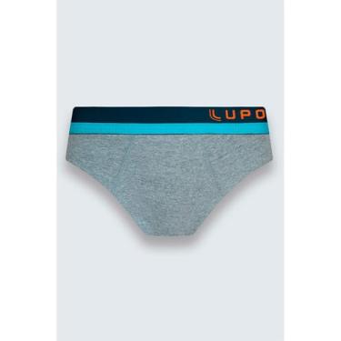 Imagem de Cueca Slip Infantil Lupo 00361-002 Sem Costura Algodão T. P/GG, M, 882