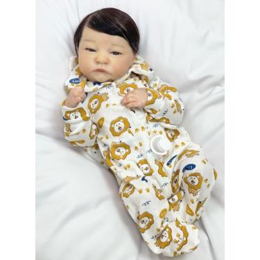 Imagem de Bebê Reborn Boneca Menino Realista Ana Dolls, MAMA, FAZ XIXI E TOMA BA