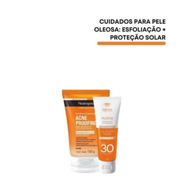 Imagem de Kit Esfoliante Neutrogena Acne Proofing + Protetor Solar Darrow Actine