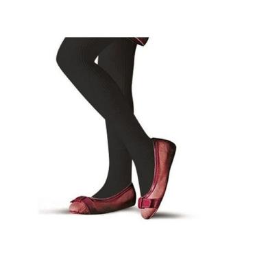 Imagem de Meia-Calça Selene 9500.002 Infantil Fio 70 Canelada Microfibra T. B/G,