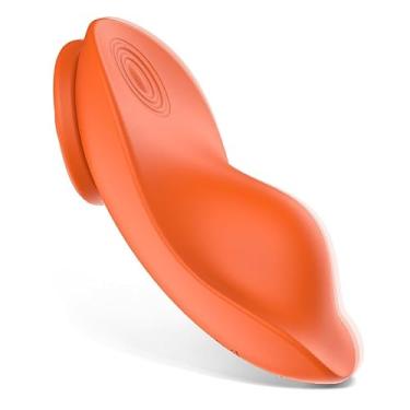 Imagem de S-Hande Vibrador de Calcinha Recarregável com Controle Remoto, Silicone, Leaf-RCT, 8,5cm x 3,8cm, 9 Modos de Vibração, À Prova d'Água