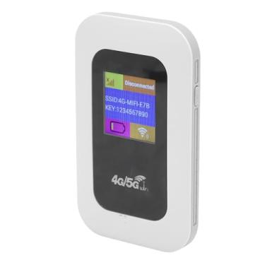 Imagem de Luqeeg Dispositivo hotspot WiFi, fácil configuração Plug & Play 300 MBPS alta velocidade 4G dispositivo hotspot móvel portátil com longa vida útil da bateria, dispositivos eletrônicos para viagem