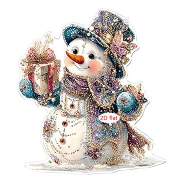 Imagem de rockible Coleção de enfeites de decoração de Natal 2D com cordão, bolsa, pingente pendurado para parede, porta de inauguração, janela de armário, Style a