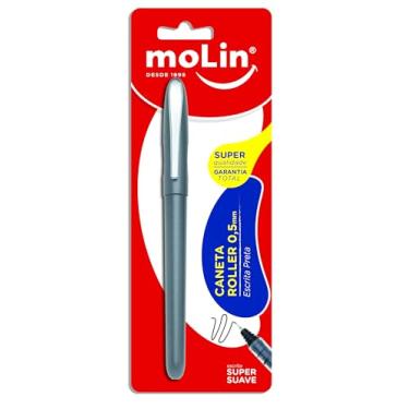 Imagem de Caneta Roller Ball 0,5mm, Unidade Preta, Blister com 1 Unidade