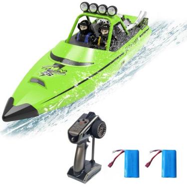 Imagem de RC Boat SVERTIBO TX725 com controle remoto de 2,4 GHz e 2 baterias