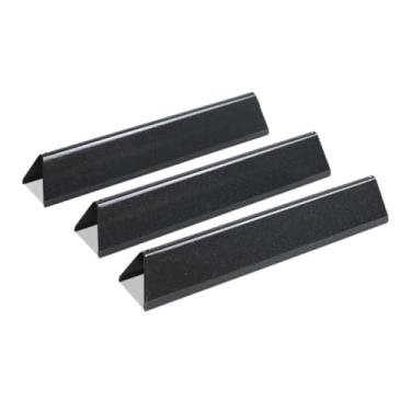 Imagem de Ioensy 3 peças de placas de aquecimento, tampa do queimador da grelha, fácil instalação, peça de reposição para churrasco, resistente à ferrugem, barra