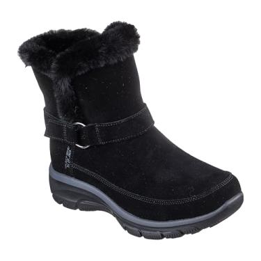 Imagem de Skechers Bota feminina Easy Going-Dreamers Luxe Vibe Hands Free Slip-ins cano médio, Preto, 34
