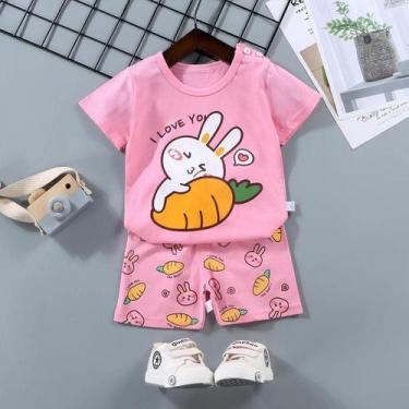 Imagem de Conjunto de Roupas de Verão 2 Peças para Meninos - 100% Algodão, 2 ton