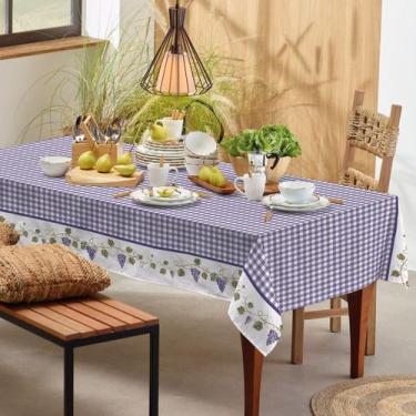 Imagem de Toalha de Mesa Retangular 1.40m x 2.10m Teka Básica Estampas Coloridas