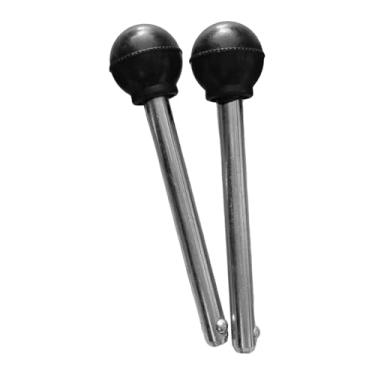 Imagem de KiBcsLic 2x pinos de pilha de peso, pino de máquina de peso, acessórios de máquina de de cabo, pinos de academia para uso comercial, residencial, 9.5 Cm X 1 Cm