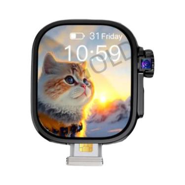 Imagem de Smartwatch Android 4G 5G LTE S10 Ultra Com Câmera Rotativa 128GB WiFi 