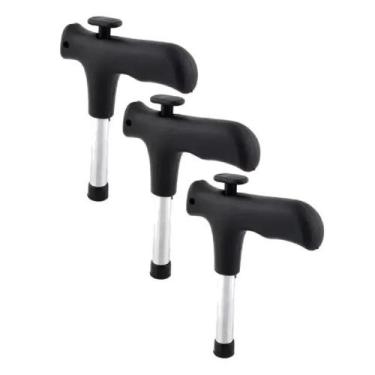 Imagem de Kit 3 Abridor Furador de Coco Verde Perfurador Inox 13,5cm - Kehome