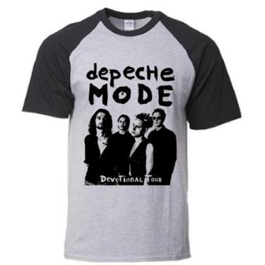 Imagem de Camiseta Depeche Mode Devotional Tour - Alternativo basico, Cinza-Pret
