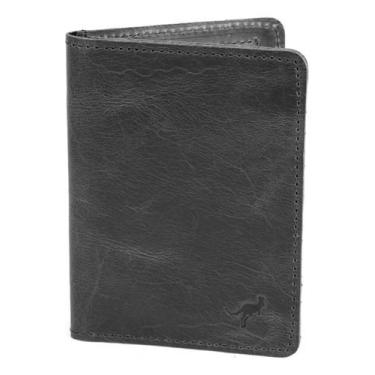 Imagem de Carteira Slim Porta Documento cabe Rg Couro Legítimo - LEARSI, Preto