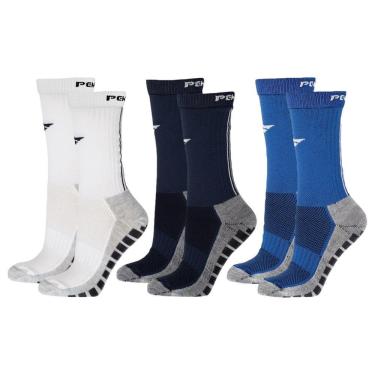 Imagem de Kit 3 Pares de Meias Penalty Grip Masculina