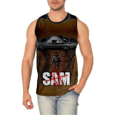 Imagem de Camiseta Regata Supernatural Sam Winchester Ref:252 - smoke, Preto, G