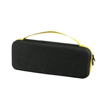 Imagem de Almencla Capa de teclado 65%, capa protetora, bolsa rígida, caixa de armazenamento para transporte de teclado para cabos de telefone, unidade flash USB diária