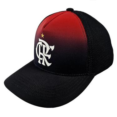 Imagem de Boné Flamengo Licenciado Ajustátvel Aba Curva Com NF-Unissex