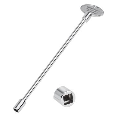 Imagem de KEESHA Chave de válvula de gás universal para lareiras a gás internas externas e fogueiras, resistente à corrosão, resistente à deformação, serve para hastes de válvula de gás de 1/10.2 cm e 5/40.6