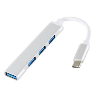 Imagem de Adaptador Multiporta USB Hub tipo C, USB Dock Station com 4 Portas USB 3.0 (USB-C)