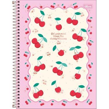 Imagem de Caderno Universitário Amarena Cereja TILIBRA - 10 Matérias 160 Folhas (Rosa - Lets Your Mood)