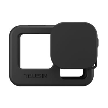Imagem de Capa Silicone + Tampa de Lente para GoPro 13/12/11/10/9 - Telesin