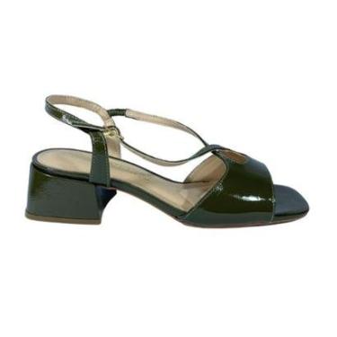 Imagem de Sandália Cecconello Verde-Feminino