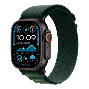 Imagem de Relógio Inteligente Smartwatch Ultra Series 49mm + Pulseira Alpine Verde-Unissex