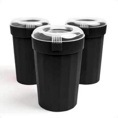 Imagem de Kit 5 Jarras Plásticas 2 Litros Com Tampa Cristal Para Suco e Água - G