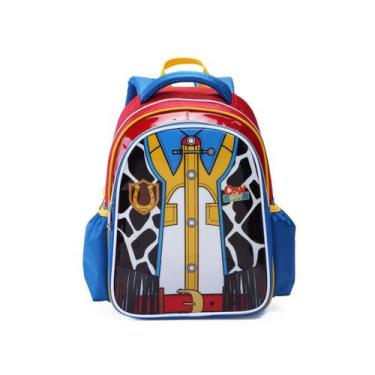 Imagem de Mochila Costas Infantil Cowboy Escolar Meninos Espaçosa - Denlex