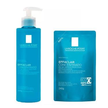 Imagem de La Roche-Posay Effaclar Concentrado Kit - Gel de Limpeza Facial + Refi