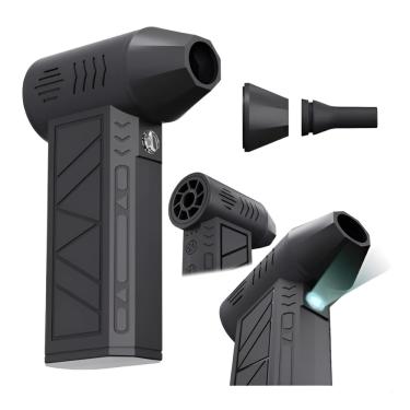 Imagem de Mini Soprador Turbo 130000 Rpm Elétrico Portátil Usb Potente Preto