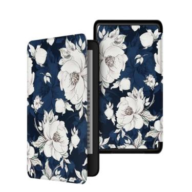 Imagem de Akacy Capa com estampa pintada para Kindle paperwhite 17.3 cm 11th Case, leve e segura para água, capa protetora dobrável geração 2021 versão (20)