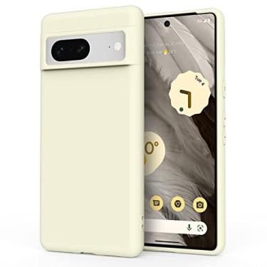 Imagem de Vanjua Capa compatível com Google Pixel 7, capa protetora fina de silicone elegante para celular para Google Pixel 7 16.0 cm branca