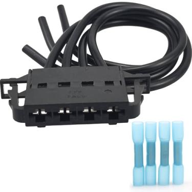 Imagem de Conector do resistor do motor do soprador, plugue do chicote compatível com Land Rover, Mercedes Sprinter, BMW, Porsche/ Volkswagen/ Audi A3 Golf Passat Jetta Skoda substitui #1J0972754,645