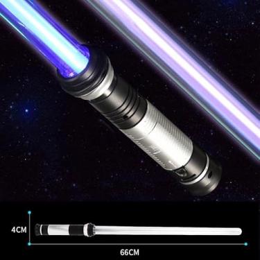 Imagem de Sabre de Luz Star Brinquedo LED Com Som Luz Recarregável Pilhas