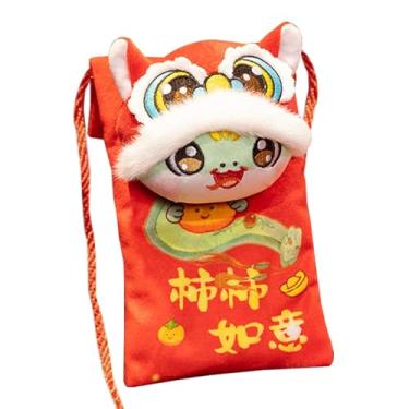 Imagem de Shakven Bonecas Penduradas de Cobra, Pelúcia de Cobra, 2025 Ano do Bicho de Pelúcia Cobra, Ano novo lunar cobra dos desenhos animados pequena cobra saco de pelúcia pingente figura brinquedos