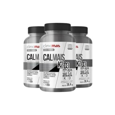 Imagem de Kit 3 Calmais K2D3 Clinicmais 60 Cápsulas