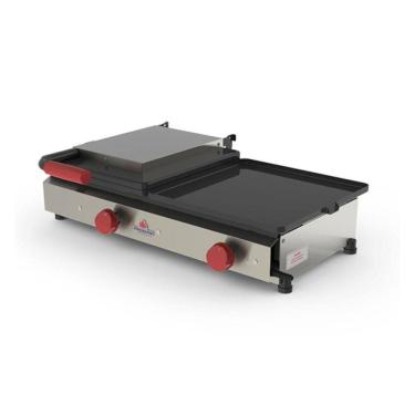 Imagem de Sanduicheira Dupla Chapa e Prensa PR700G - Progás
