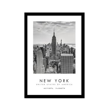 Imagem de Pôster de cidade preto e branco - impressão de viagem Roma Las Vegas Veneza Paris Sydney Amsterdam Amalfi Sanfrancisco Pintura em tela impressões de paisagem da cidade do mundo imagens de parede