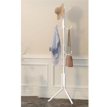 Imagem de Hhsdyl Cabideiro Forma Árvore, Organizador Simples Casacos Chapéus, para Entrada, Quarto e Corredor com 12 Ganchos,White