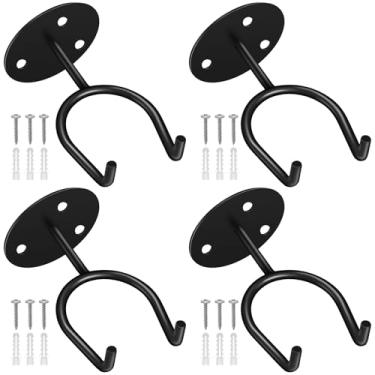 Imagem de Threan Pacote com 4 unidades de suporte de beisebol esportivo, suporte de beisebol esportivo, suporte de lembrança de softball, suporte de bola para homem, exibição de bola esportiva, suporte de