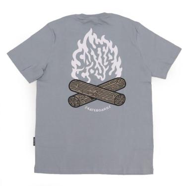 Imagem de Camiseta Santa Cruz Campfire - Cinza-Masculino