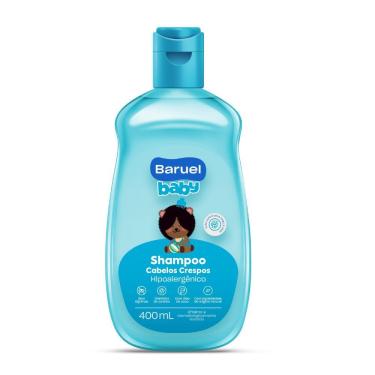 Imagem de Shampoo Baruel Baby Hipoalergênico para Cabelos Crespos 400ml